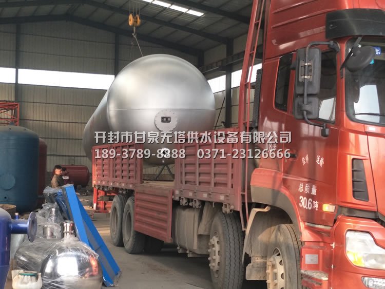 三門(mén)峽某小區(qū)購(gòu)60噸無(wú)塔供水器